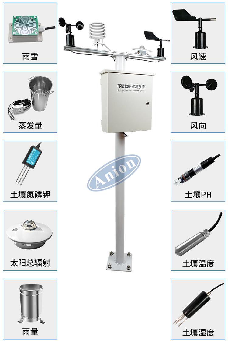 土壤墑情監(jiān)測(cè)站配置土壤溫濕度傳感器，耐腐蝕、抗氧化、抗風(fēng)